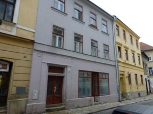 Grocery Bernard Mahler (Brnenska street Nos 3/57, Bohm Gasse No. 90)