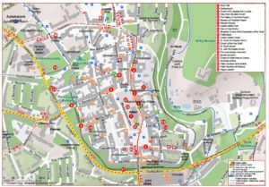 City of Jihlava map 2014 (Czech, English)